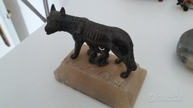 Fermacarte in onice Vintage Antico