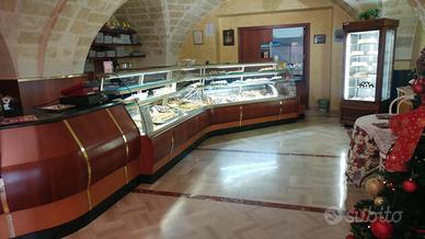 Vetrina banco pasticceria refrigeranto