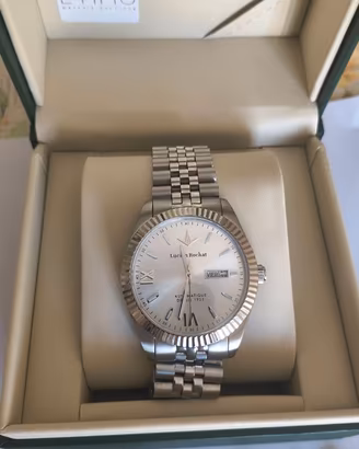 LUCIEN ROCHAT Orologio Uomo in Acciaio, Automatico