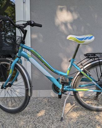 Bicicletta Lincy per ragazza 24" 6 velocità