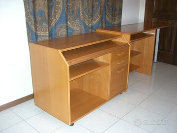 Scrivania ufficio/casa / porta computer / PC/legno