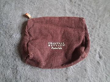 Pochette Porta Trucchi In Juta Vintage