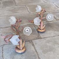 Set 2 lampadari a parete vintage