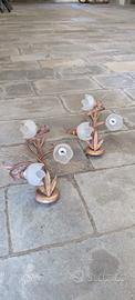 Set 2 lampadari a parete vintage