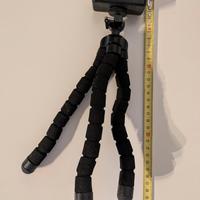tripode flessibile polipo smarphone 30 cm