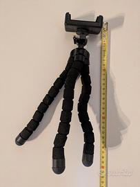 tripode flessibile polipo smarphone 30 cm