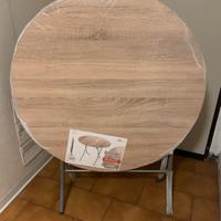 Tavolo tondo pieghevole diam.90cm