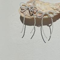 orecchini argento 925 con fiocco vetro bianco