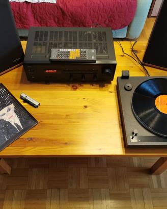 Impianto Hi-Fi completo con giradischi