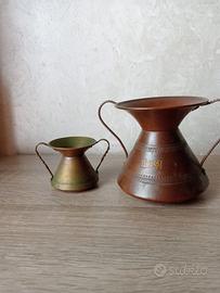 Coppia anforette in rame - Vintage