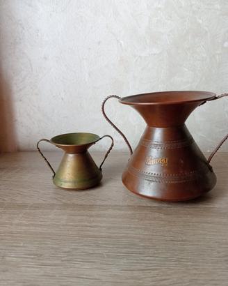 Coppia anforette in rame - Vintage