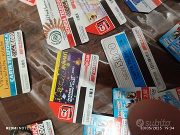 schede telefoniche da collezione 