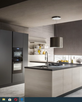 Cucina "Isola" con elettrodomestici come foto
