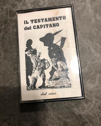Cassetta  coro Alpini  Il testamento del capitano