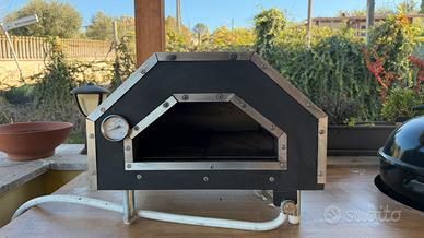 Forno pizza Moriello a gas 6kW – refrattari Alfa