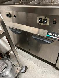 Friggitrice a gas doppia vasca