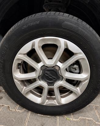 Cerchi originali Fiat 500X da 16” con pneumatici