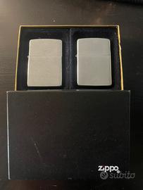 2 Accendini Zippo originali con cofanetto made usa