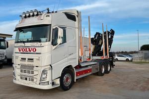 Volvo FH540 euro 6 Gru caricatore + struttura tras