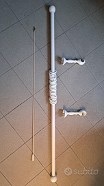 Bastoni tende in legno 160cm