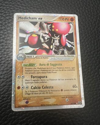 Carta pokemon Medicham Ex -holo 95/106