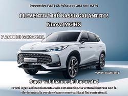 Mg HS PHEV , nuova da configurare !