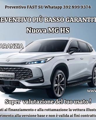 Mg HS PHEV lux , nuova da configurare !