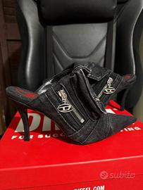 TACCO Diesel Mules D-Venus Pocket denim