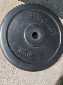 dischi ghisa pesi palestra gommati + ferro