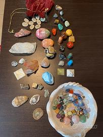 Pietre e fossili vari
