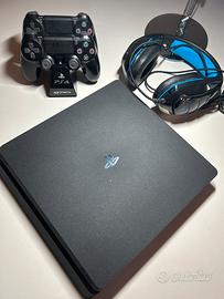 PS4 da 1T + 2 joystick + cuffie Beexcellent