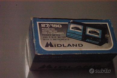 midland, alan , rosmetro  wattmetro,cb,radio,27mhz