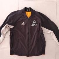 Giacca Adidas nera/bianca/arancione taglia L