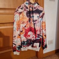 Felpa Manga con cappuccio, Tg L