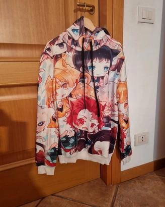 Felpa Manga con cappuccio, Tg L