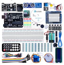 Kit Arduino R3 + altri pezzi