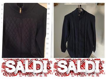 Set 2 Maglioni Uomo Zip Lancetti + Red Jack