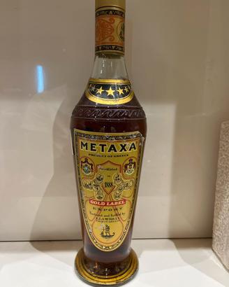 Brandy metaxa gold label export 7 stelle