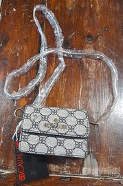 Mini borsa B.Cavalli, tracolla color oro