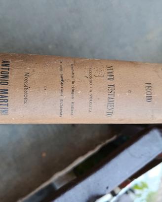 libro antico vecchio e nuovo testamento