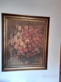 Quadro Vintage "Dalie" di Gaetano Previati