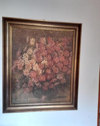 Quadro Vintage "Dalie" di Gaetano Previati