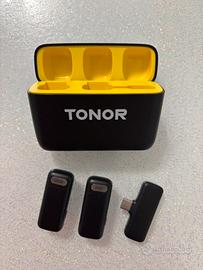 TONOR Microfono Wireless Type-C – Due Mic (TL350)