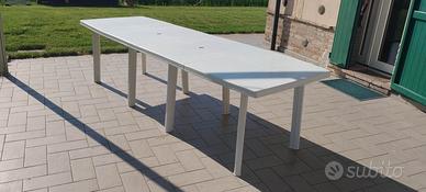 Tavolo da gardino componibile Nuovo più n.06 sedie
