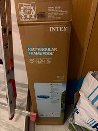 KIT COMPLETO PISCINA INTEX 3M X 2M H75