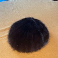 Basco di pelliccia di visone color Mogano