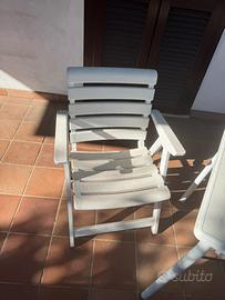 4 Sedie per esterno