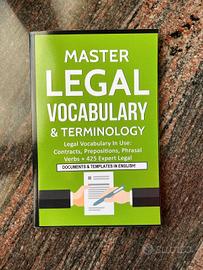 Manuale Master Legal Vocabulary & Terminology 