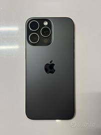 Iphone 15 pro max nero 256gb