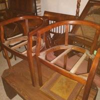 Coppia poltroncine restaurate